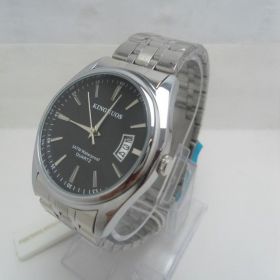 Reloj Análogo, Calendario, Resistente Al Agua, Esfera Negra