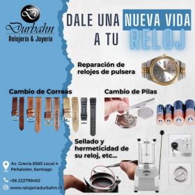 ⏰🔋 Relojería Durbahn – Cuidamos tu tiempo 🔋⏰