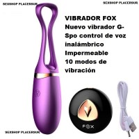 Vibrador Fox controlado por voz a distancia